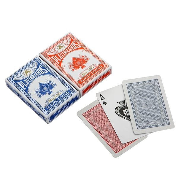 Quality Professional Plastic Coated Playing Cards Poker Size Games Fun 