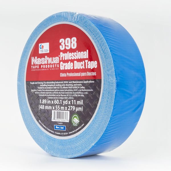 Nashua Tape 1.89 in. x 60.1 yds. 398 All Weather Blue HVAC Duct Tape