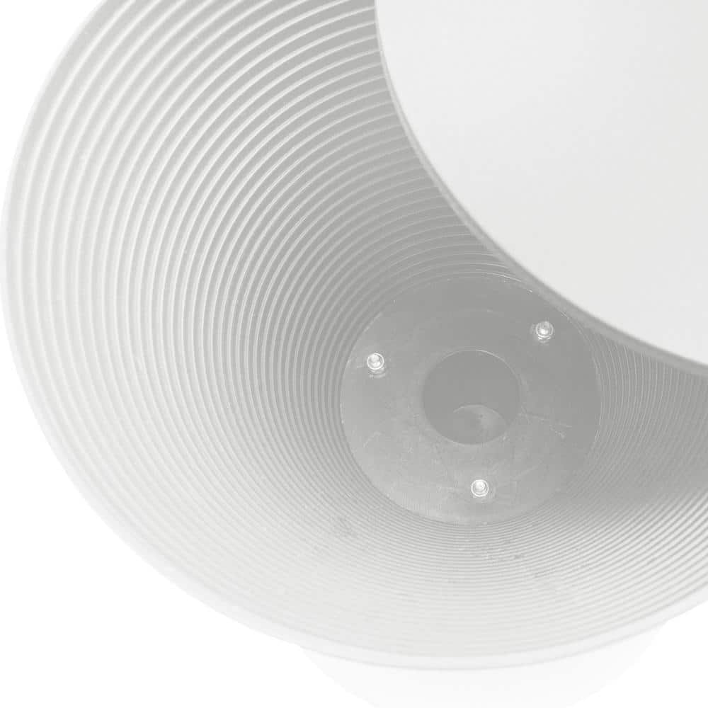 White Modern Round Polypropylene Side Table