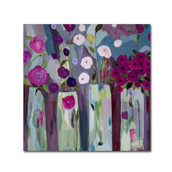 Trademark Fine Art 18 in. x 18 in. "Que Sera Sera" by Carrie Schmitt Printed Canvas Wall Art