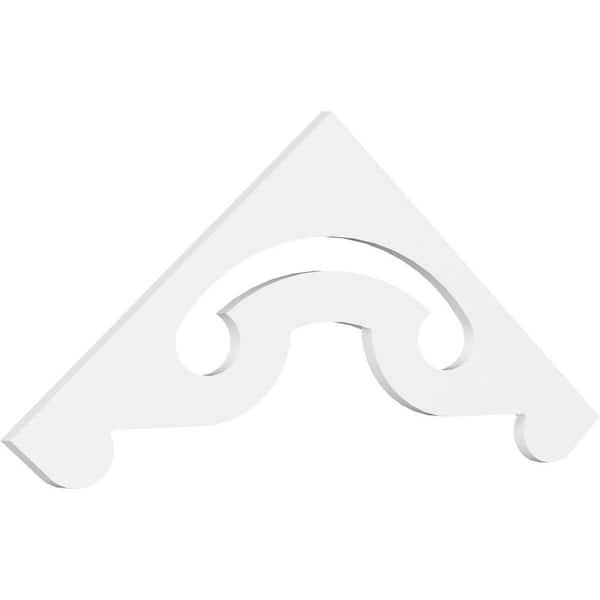Ekena Millwork Northwest 1 in. D x 22-1/2 in. W x 60 in. L Signature Urethane Gable Pediment