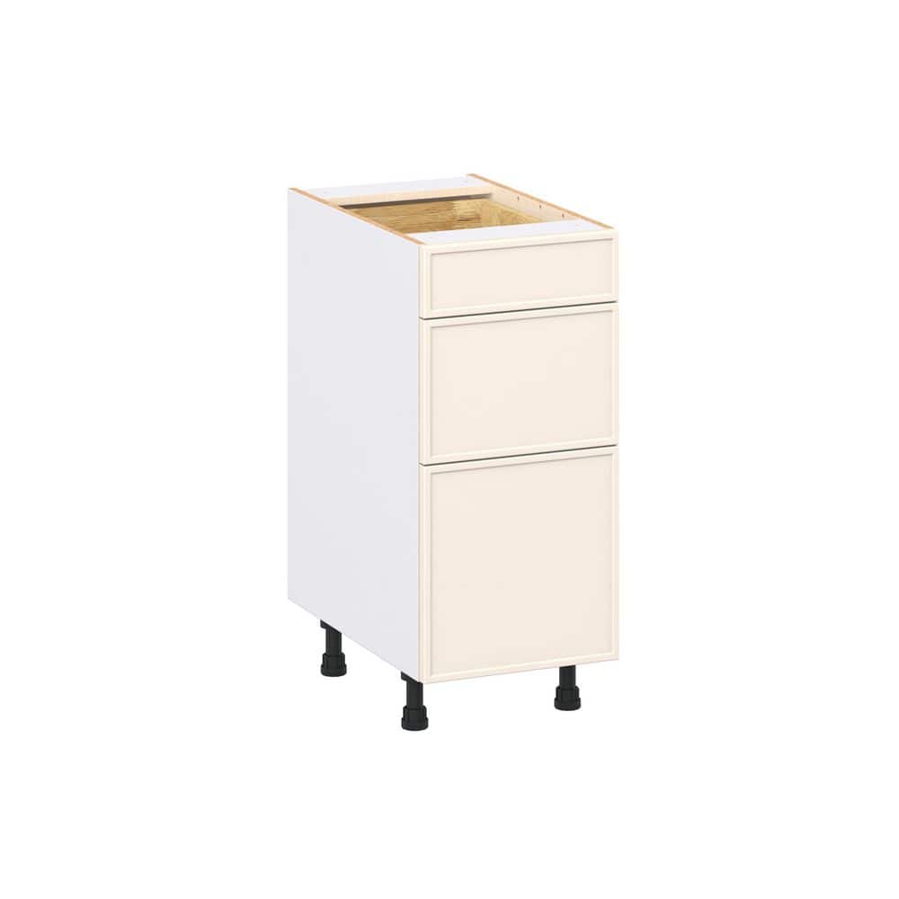 Fairview 15 in. Wx24 in. D x 34.5 in. H Assembled Slim Shaker Drawer Base Kitchen Cabinet in Washed Linen with 3-Drawers price history on PriceWatchPro
