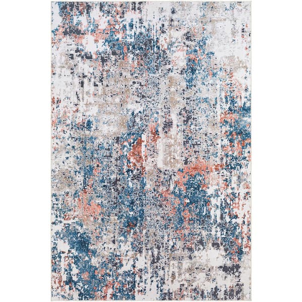 Artistic Weavers Regen Navy/Multicolor Modern 2 ft. x 3 ft. Indoor Machine-Washable Area Rug