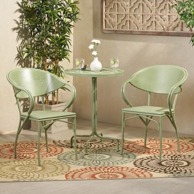green bistro table