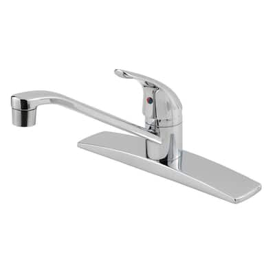 Pfister Pfirst Series 4 in. Centerset Single-Handle Bathroom Faucet in ...