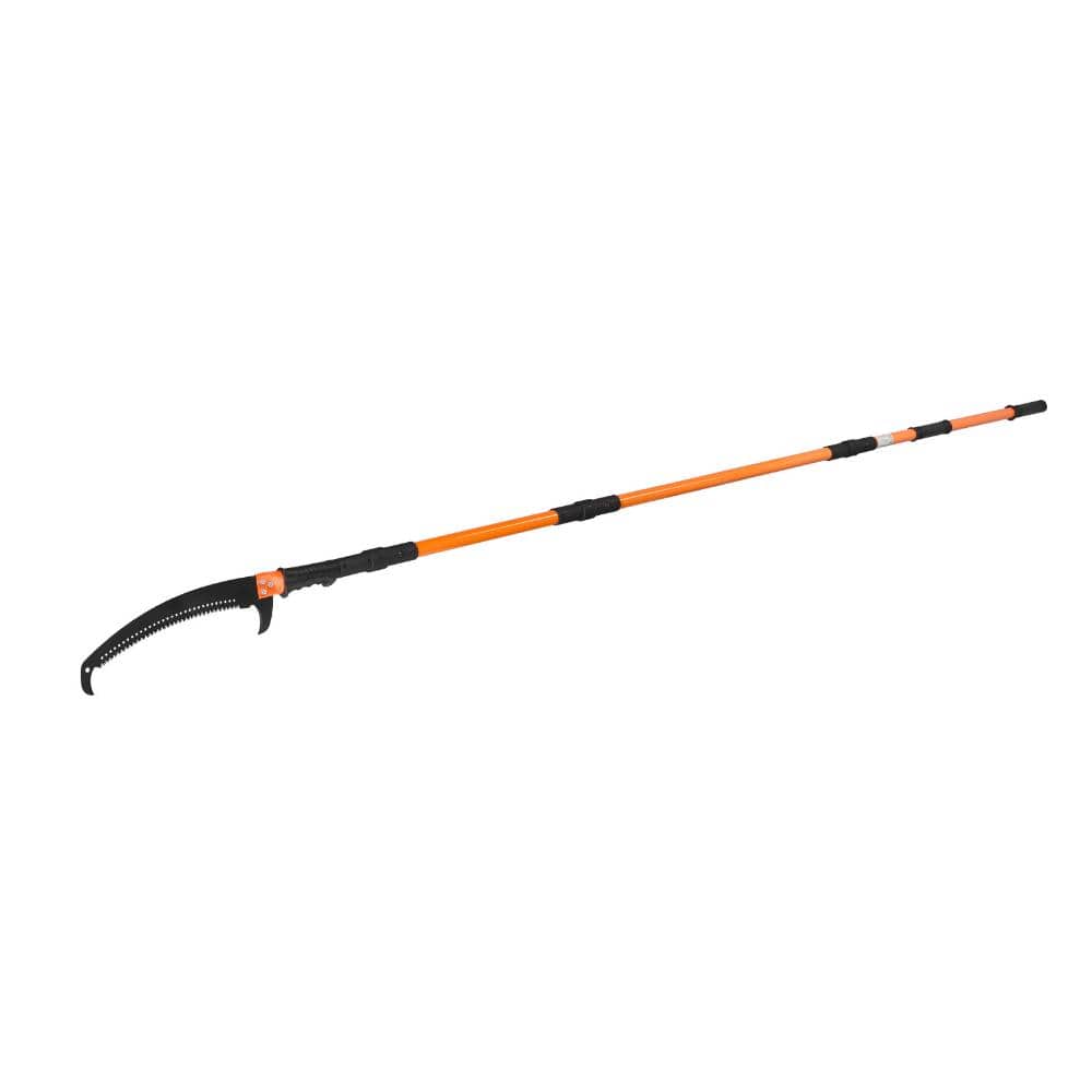 Manual Extendable Pole Saw 26.4FT Tree Pruner, 8-Section Fiberglass Pruning Pole with 65Mn Steel Blade for High Branches price history on PriceWatchPro