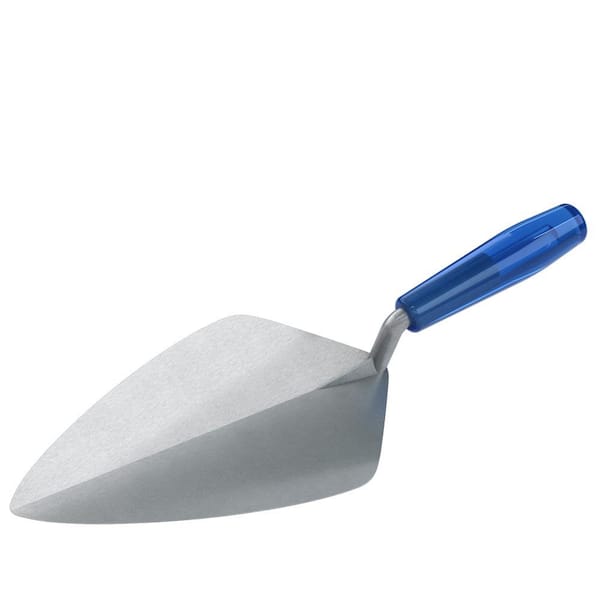 Bon Tool 10 in. Keystone Forged Steel Wide London Masonry Brick Trowel with Plastic Handle