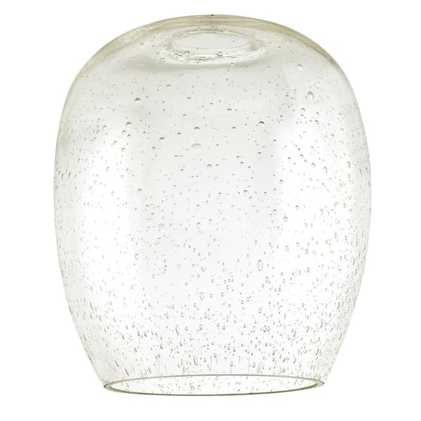 Westinghouse 7-1/8 in. Seeded Glass Barrel Shade with 2-1/4 in. Fitter and 6-1/4 in. Width
