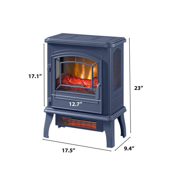 Twin Star Home ClassicFlame 1000 sq. ft. Electric Stove in