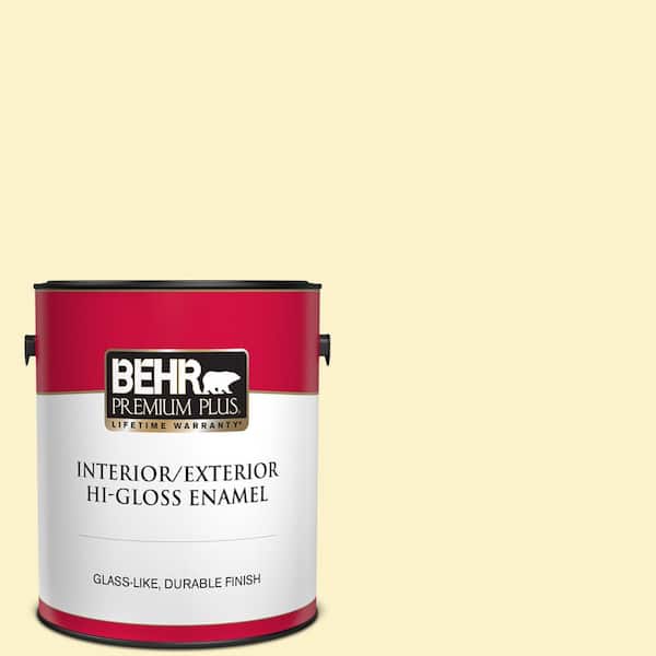 BEHR PREMIUM PLUS 1 gal. #390A-3 Twinkle Hi-Gloss Enamel Interior/Exterior Paint
