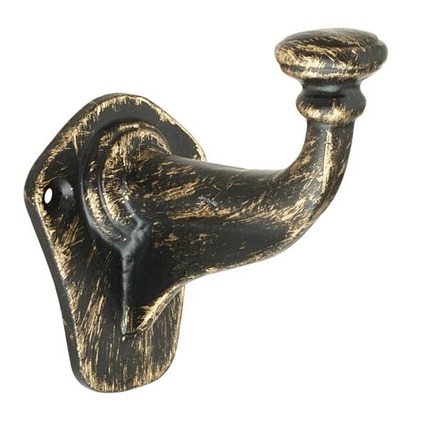 Mascot Hardware Memphis 3 in. (76 mm) Antique Brass Single Robe Hook