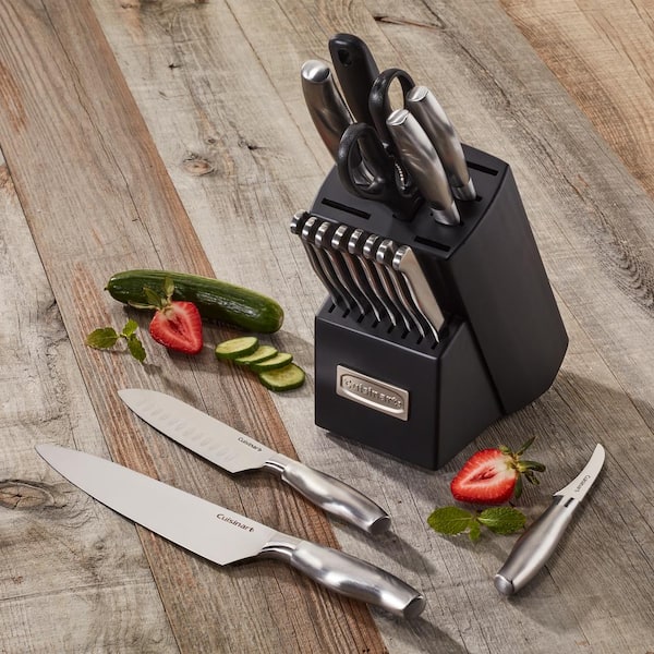 Cuisinart 17-Piece Artiste Collection Cutlery Knife Block Set Stainless Steel