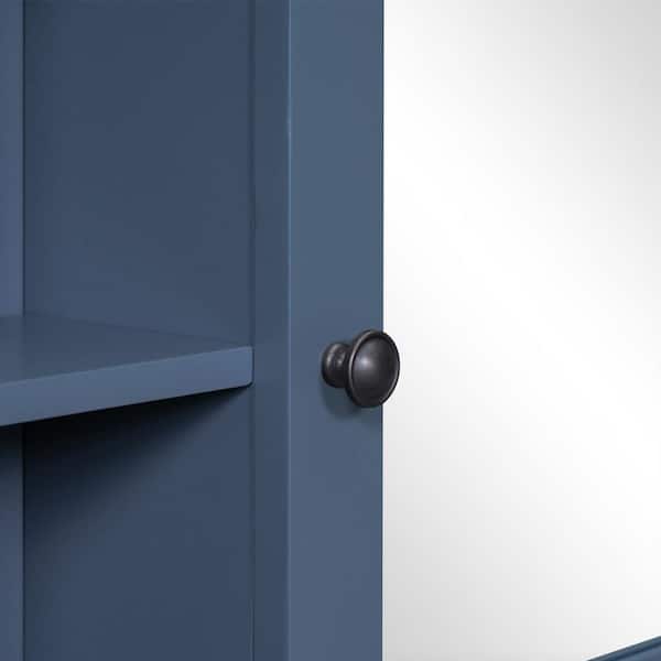 35 in. W x 7 in. D x 29 in. H Bathroom Storage Wall Cabinet