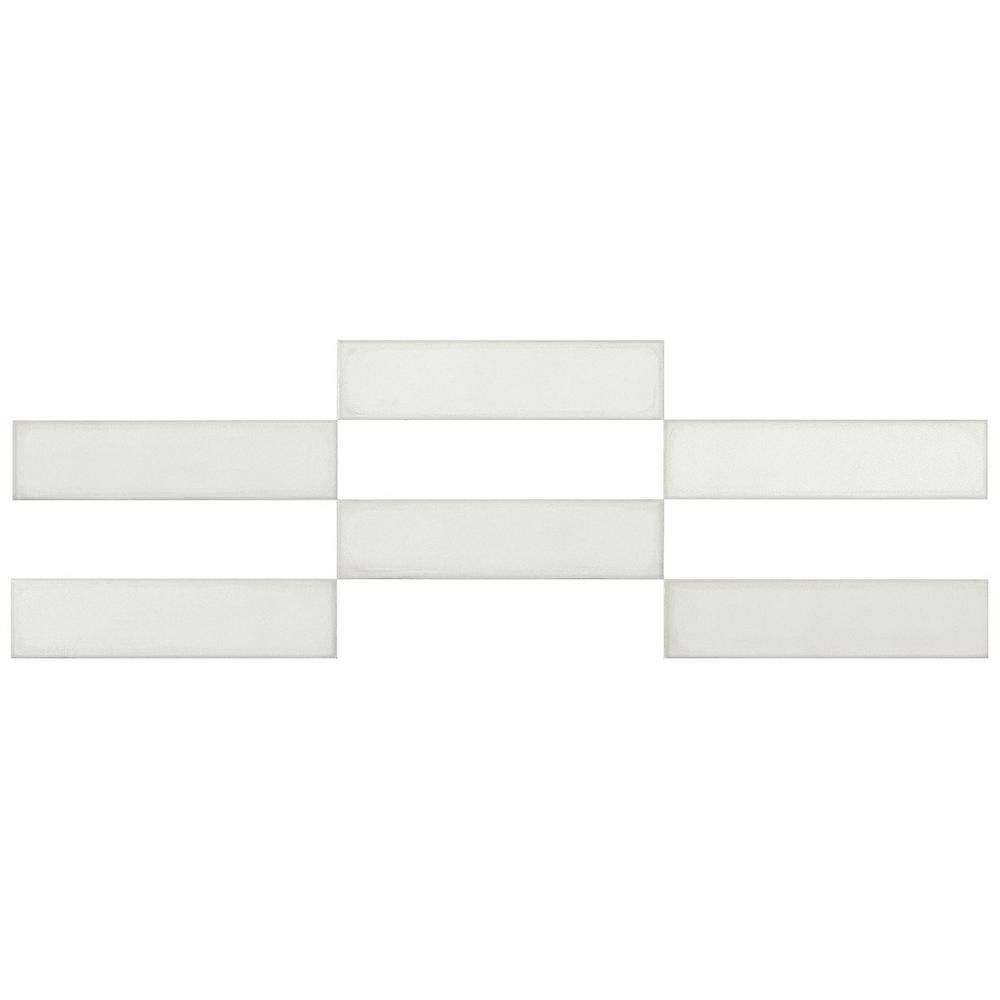 Stacy Garcia White Matte Porcelain Subway Wall Tile