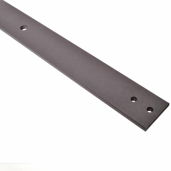 CALHOME 96 in. (8 ft.) Rustic Steel Antique Bronze Sliding Barn Style