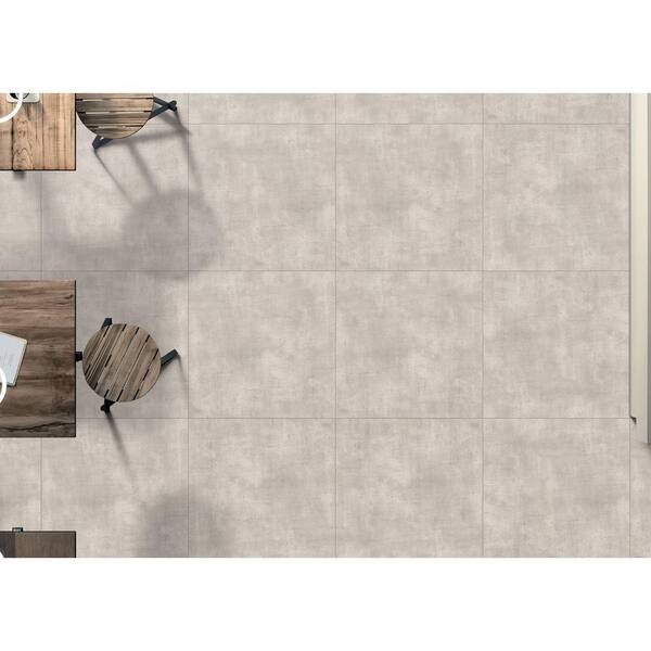 Urban Gray 32 In X 32 In Porcelain Floor And Wall Tile 13 78 Sq Ft Case 65 The Home Depot