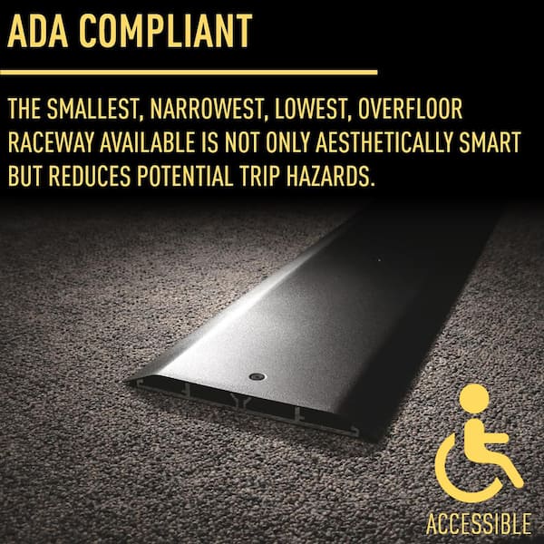 Wiremold OFR Series Over Floor Raceway 8 ft. Channel Base and Cover