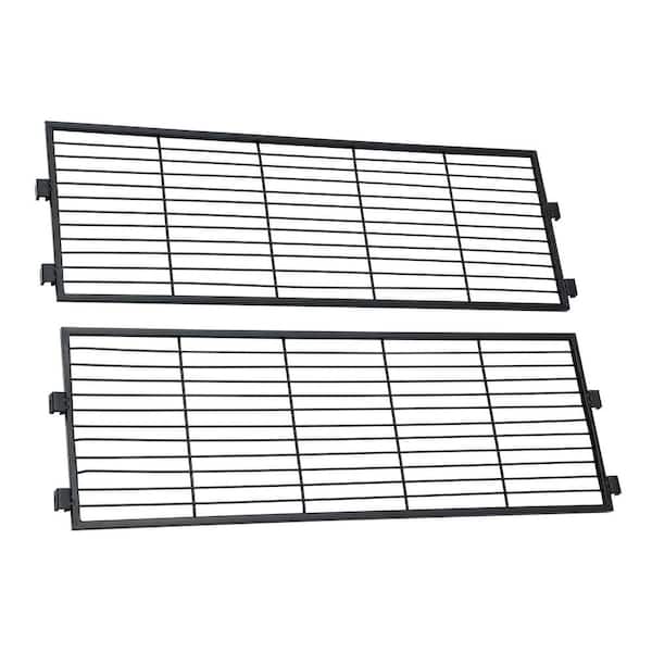 Convenience Concepts Xtra Storage Shelf Deluxe Black Metal Extension (Set of 2)