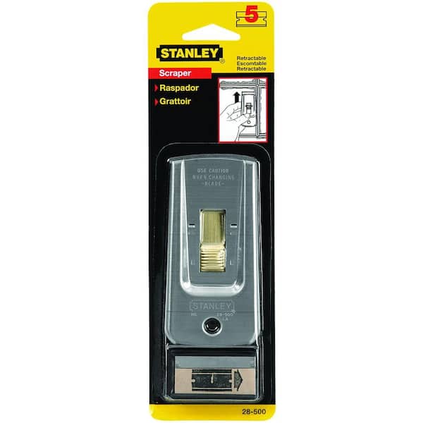  Stanley 28-100 1-3/16 High Visibility Mini Razor blade scraper, yellow,2 : Tools & Home Improvement