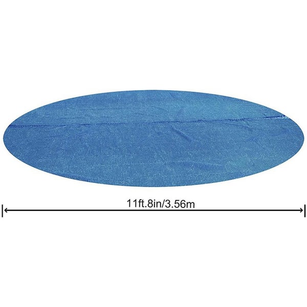 Bestway 12 ft. X 12 ft. Round Blue Above Ground Pool Solar Cover
