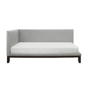 Aria Gray Upholstered Twin Daybed