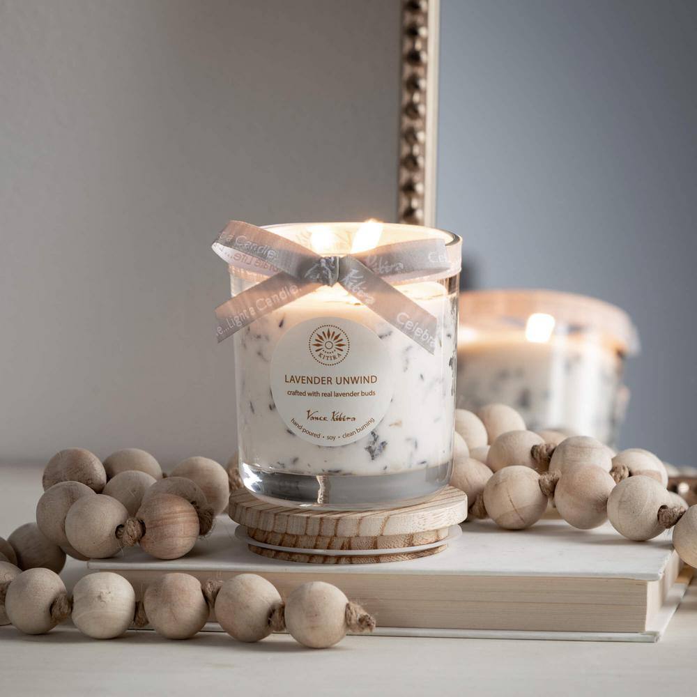 Clover Lane Lavender Scented Jar Candle