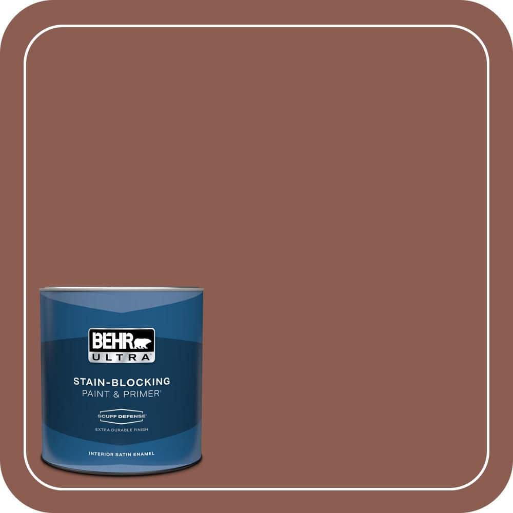 1 qt. #S170-6 Red Curry Extra Durable Satin Enamel Interior Paint & Primer price history on PriceWatchPro