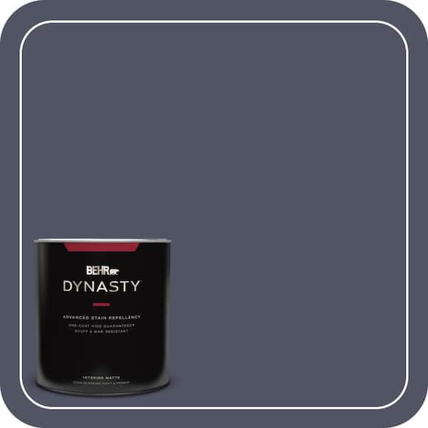 BEHR DYNASTY 1 qt. #630F-7 Black Orchid Matte Interior Stain-Blocking Paint and Primer