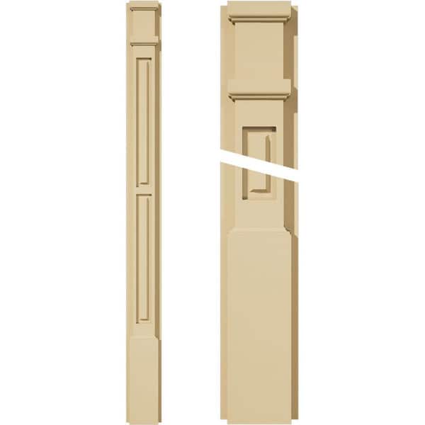Ekena Millwork 2 in. D x 4 in. W x 48 in. L Primed Polyurethane Pilaster 1- Pack