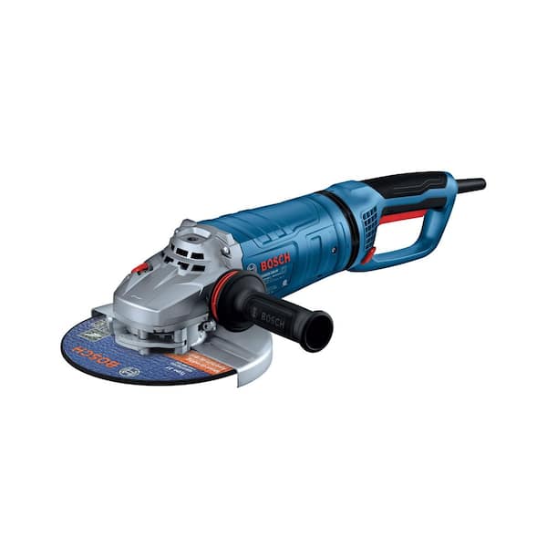 15 Amp Corded 9 in. Large Angle Grinder with Guard Kit (2 Accessories)