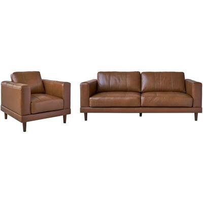 Hanover Living Room Sets, Marsilla 88 Leather Sofa