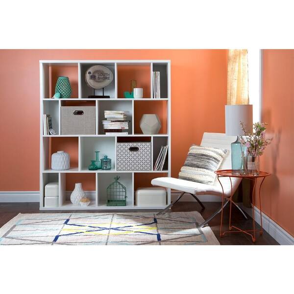 South Shore Reveal Pure White Open Bookcase