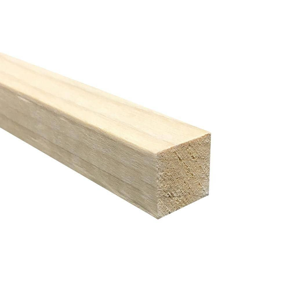 Weaber 1 in. x 1 in. x Random Length S4S Oak Board 21073 - The