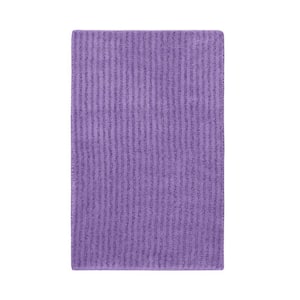 Sheridan Purple 24 in. x 40 in. Washable Bathroom Accent Rug