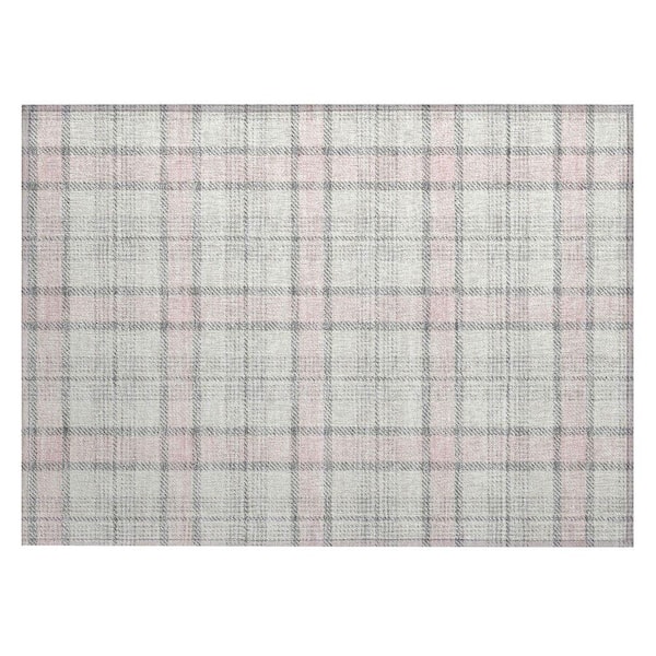 Chantille Machine Washable Indoor/Outdoor Abstract ACN1052 Pink 1 ft. 8 in. x 2 ft. 6 in. Area Rug