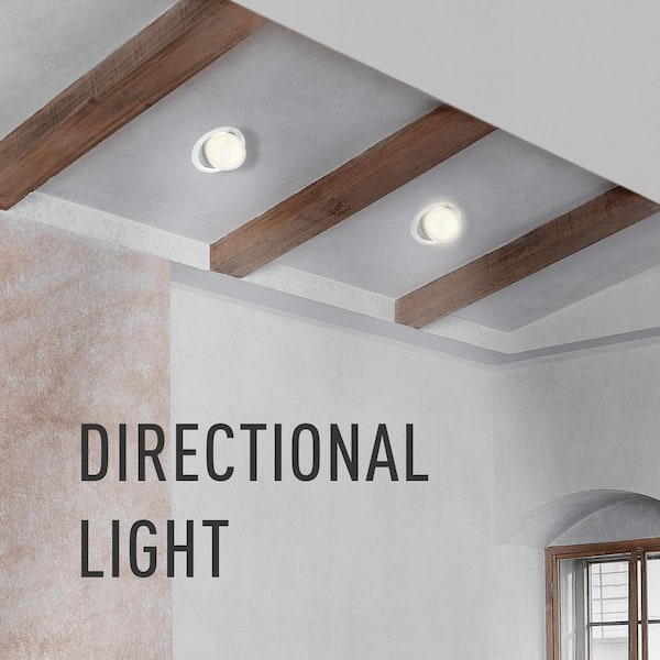 Elite Series 4 in. LED DuoBright, 3-Level Lumen Select, Ultra Spot Canless Recessed Light, Adjustable CCT