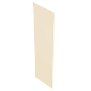 3 in. W x 24 in. D x 96 in. H Refrigerator Panel with 3 in. Filler in Blended Cream