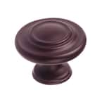 Notre-Dame Collection 1-5/16 in. (34 mm) Oil-Rubbed Bronze Traditional Cabinet Knob