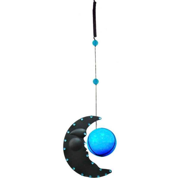 Unbranded 6 in. Solar Slinky Moon with Blue Light-DISCONTINUED