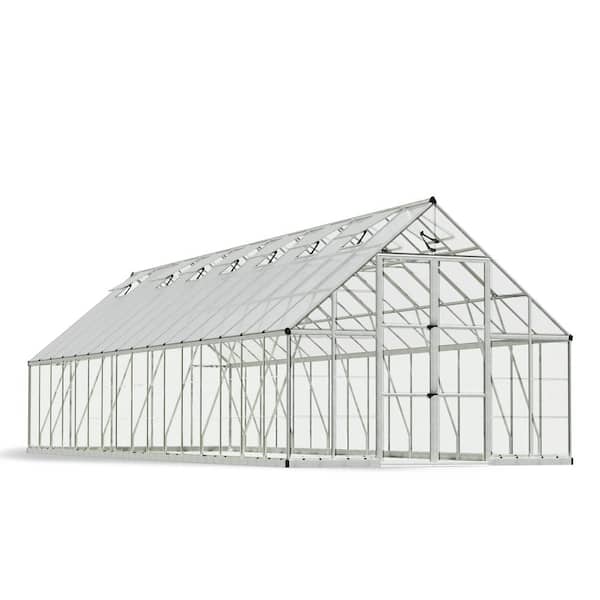 CANOPIA by PALRAM Balance 10 ft. x 32 ft. Hybrid Silver/Clear DIY Greenhouse Kit