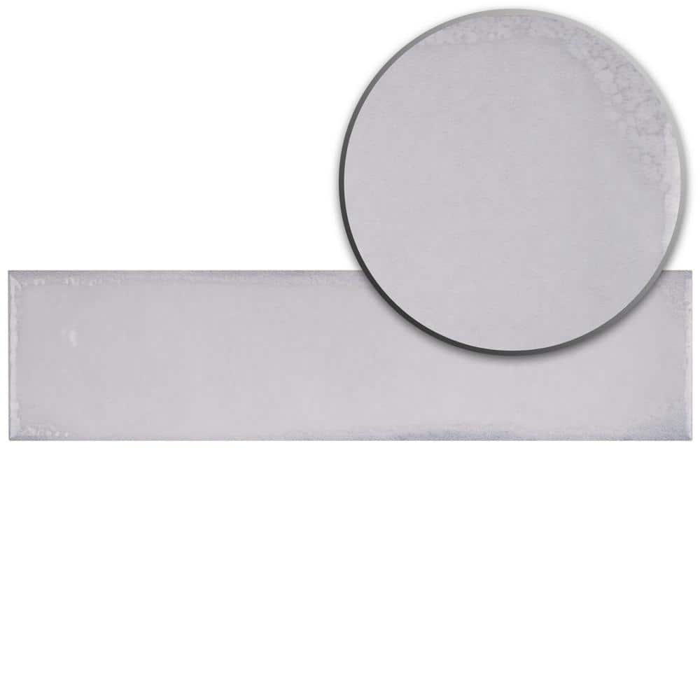 Blanco White Glossy Ceramic Subway Wall Tile 3" x 12"