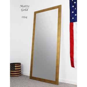 Oversized Gold Composite Modern Mirror (63.5 in. H X 25.5 in. W)