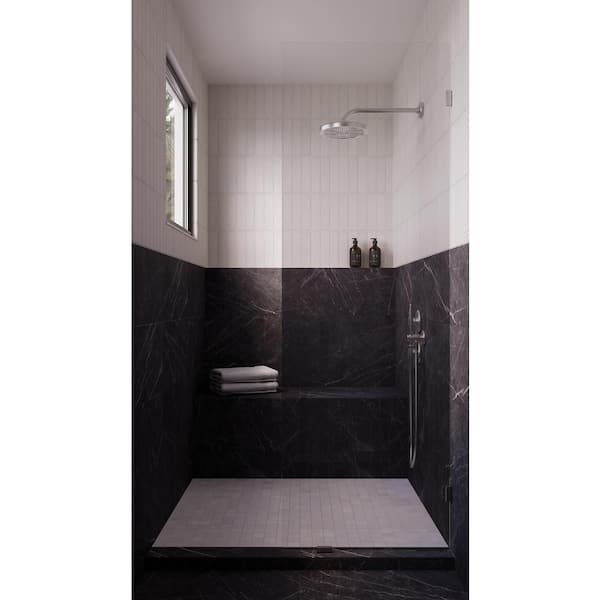 Gemma Notte 2 in. x 2 in. s Honed Porcelain Mosaic Wall Tile (5.0 sq. ft./Case)