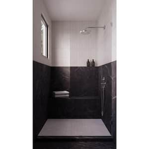 Gemma Rectangle 12 in. x 24 in. Honed Notte Porcelain Marble Look Tile (15.5 sq. ft. /case)