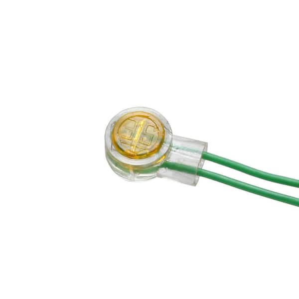 Butt Splice Connector - 4 AWG - Yellow - 2 Pack
