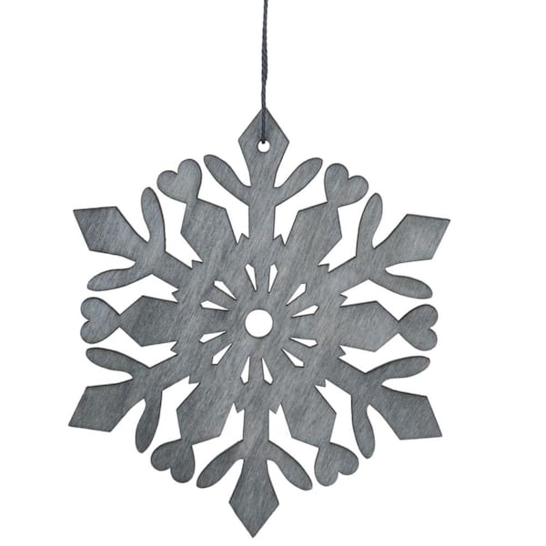 White Glittered Snowflake Ornaments - Winter Weddings Theme - Weddings with  a Theme - Wedding Supplies