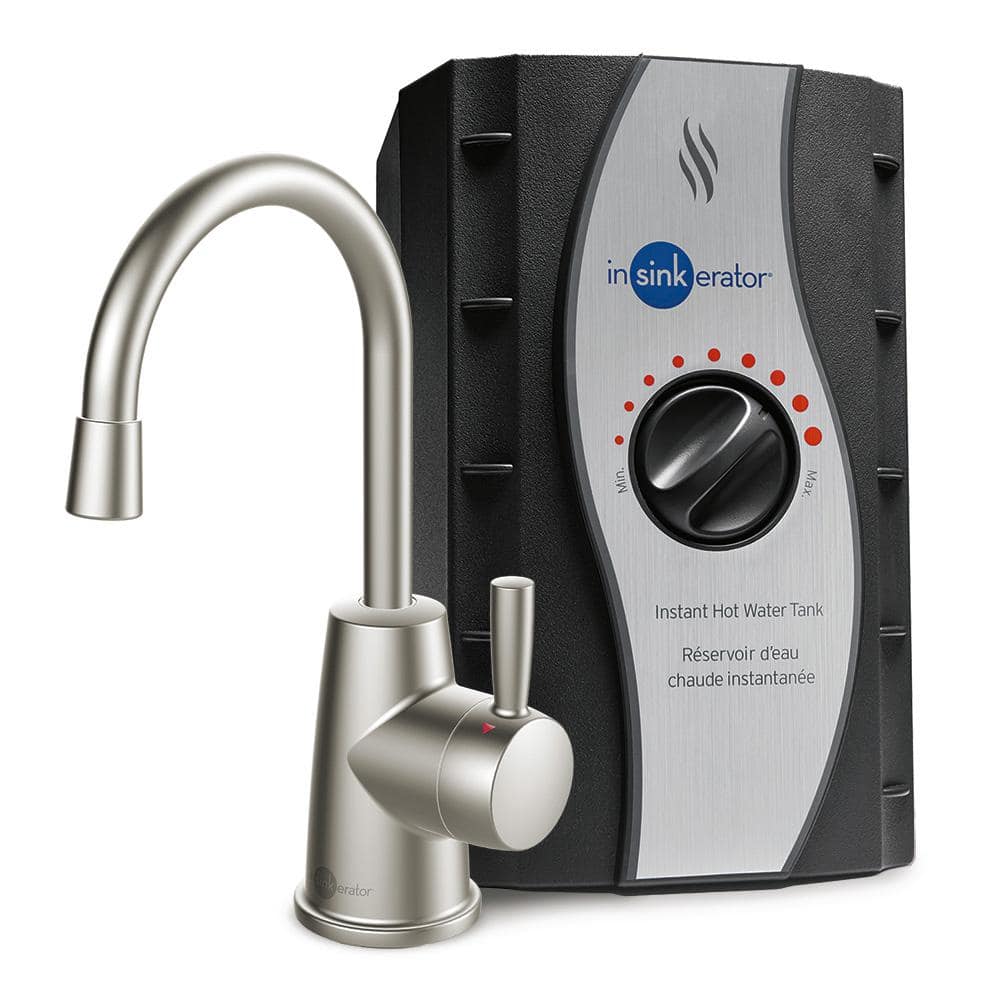 UPC 050375027560 product image for HOT250 Instant Hot Water Dispenser, Single-Handle 8.21 in. Faucet in Satin Nicke | upcitemdb.com