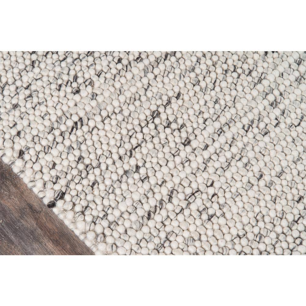 Handmade Blue Diamond Tufted Wool and Viscose Rug, 5' x 7'