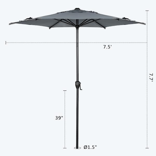 abba patio umbrella solar Replacement Canopy for 11' Round Patio RipLock 350 Unlike ordinary umbrellas Abba Patio 9FT Lyon Outdoor