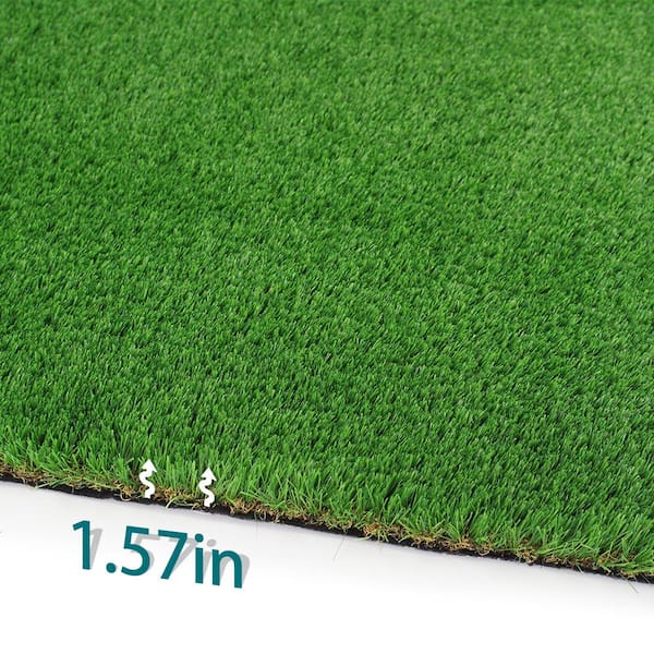 LITA Premium Landscape 11 ft. W x Cut to Length Green Artificial Grass Turf